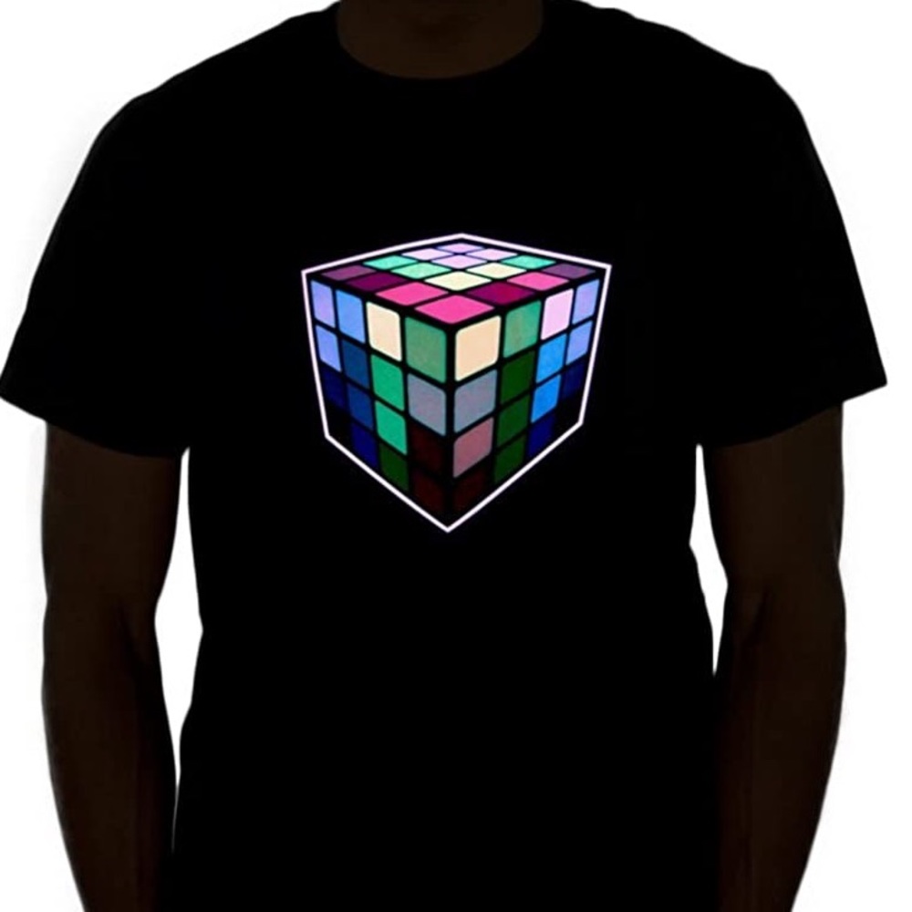 Sound activated light up shirt